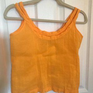 Rejina Pyo NWT double layered yellow tank in XS.